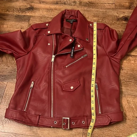 NWT Love Tree Faux Lether Jacket - Picture 6 of 7